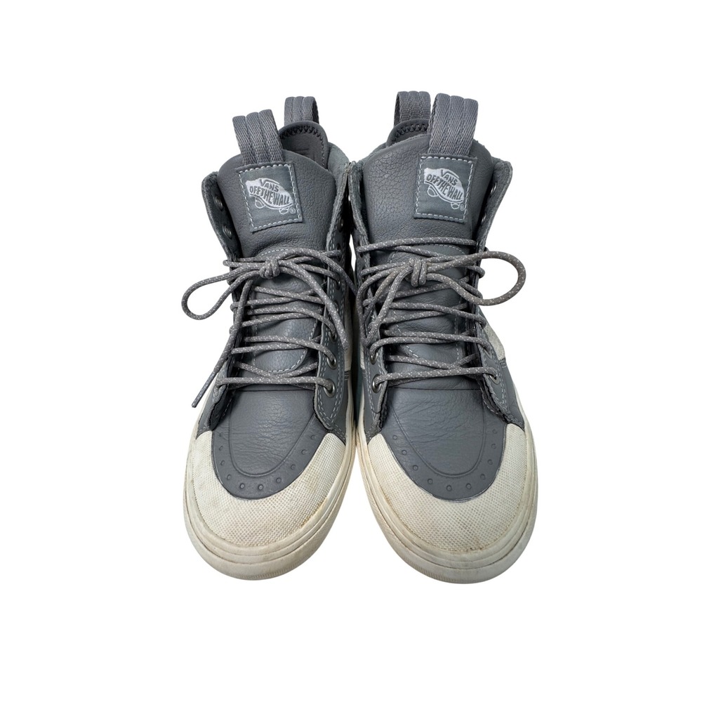 Vans Sk8-Hi MTE‎ Primaloft High Top Sneakers Grey Leather Suede M (5) W (6.5)